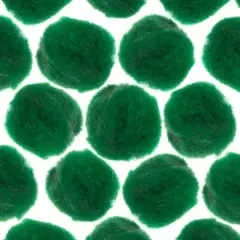 John Bead 2" Pom Poms, 50ct. Green