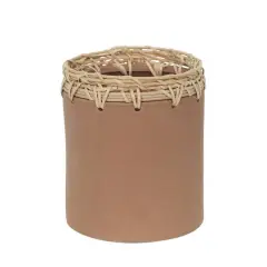 Rattan Ceramic Planter by Ashland&reg;
