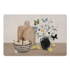 18" x 27" Kitchen Still Life Lemons Floor Mat