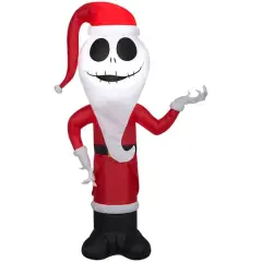 4ft. Airblown&reg; Inflatable Jack Skellington as Sandy Claws
