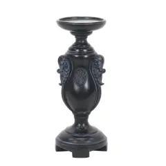 Black Scrollwork Pillar Candle Holder by Ashland&reg;