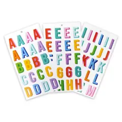 Multicolor Vinyl Alphabet Sticker Sheets by Recollections&trade;