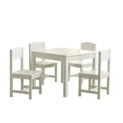 KidKraft White Farmhouse Table & Chair Set
