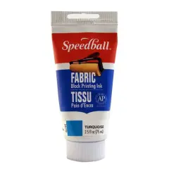 Speedball&reg; Fabric Block Printing Ink, 2.5oz. Turquoise