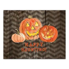 Happy Haunting Canvas Wall Art