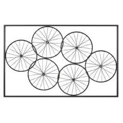 48" Black Iron Rustic Wall D&eacute;cor