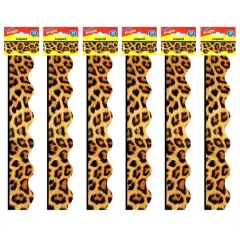 Trend Enterprises&reg; Terrific Trimmers&reg; Leopard Borders, 234ft.