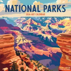2026 National Parks-Art Wall Calendar