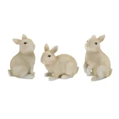 Mini Bunny Rabbit Figurine Set