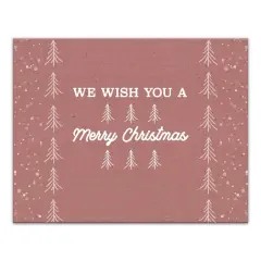 We Wish You a Merry Christmas Canvas Wall Art