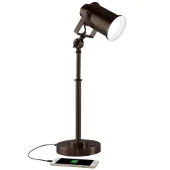 OttLite Wellness Series 22" Bronze Restore LED Desk Lamp