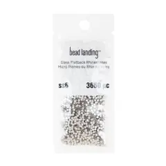 SS6 Glass Round Flatback Rhinestones by Bead Landing&trade; Clear