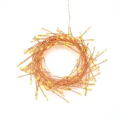 120ct. Amber LED Firecracker String Lights by Ashland&reg;
