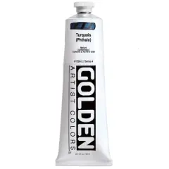 Golden&reg; Heavy Body Acrylic Paint, 5oz. 1390 Turquois (Phthalo)