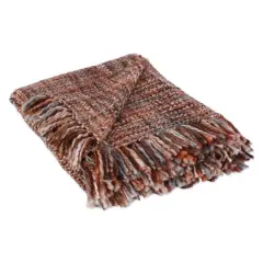 DII&reg; Bronze Variegated Acrylic Woven Throw