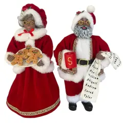 Santa's Workshop 12" Mr. & Mrs. Claus Set