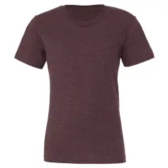 BELLA+CANVAS&reg; Short Sleeve Heather Jersey Youth T-ShirtMaroon Heather