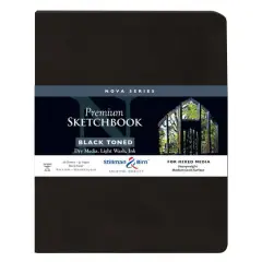 Stillman & Birn&trade; Nova Series Black Toned Premium Softcover Mixed Media Sketchbook