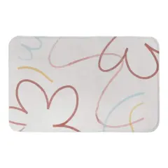 Retro Flowers Bath Mat