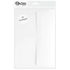 PA Paper&trade; Accents 4.25" x 6.25" White Envelopes, 50ct.