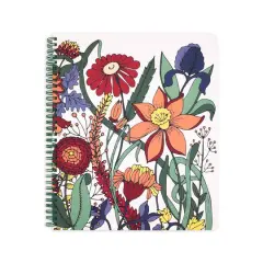 Steel Mill & Co.&reg; Garden Floral Large Spiral Notebook