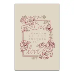 Be Devoted 20" x 30" Canvas Wall Art