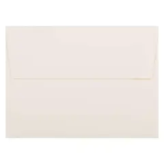JAM Paper A7 Strathmore Invitation Envelopes, 50ct. Natural White Wove