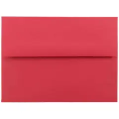 JAM Paper A6 Colored Invitation Envelopes, 50ct. Red