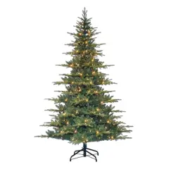 7.5ft. Pre-Lit Utah Artificial Fir Christmas Tree, Clear Lights