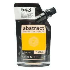 Sennelier Abstract&reg; Satin Acrylic Paint, 4oz. Cadmium Yellow Deep Hue