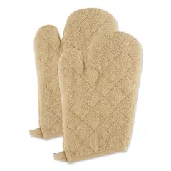 DII&reg; Terry Oven Mitts, 2ct. Pebble
