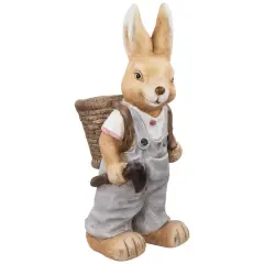 19.25" Boy Rabbit Outdoor Easter Garden Planter