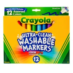 Crayola&reg; Washable&trade; 12 Color Broad Line Marker Set