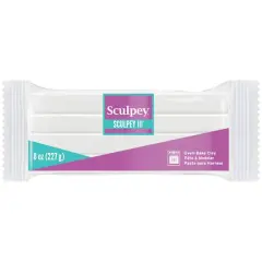 8oz. Sculpey III&reg; Oven-Bake Clay White