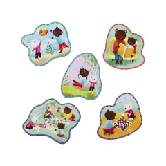 eeBoo Ready to Grow Together Time 5 Progressive Puzzles