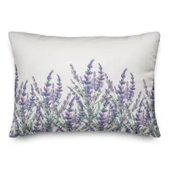 Lavender Field Throw Pillow