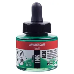 Amsterdam Acrylic Ink, 1oz. 615 Emerald Green