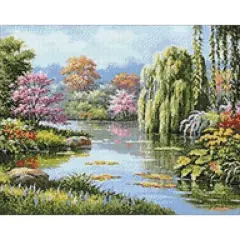 Wizardi Springs Hidden Pond Diamond Painting Kit