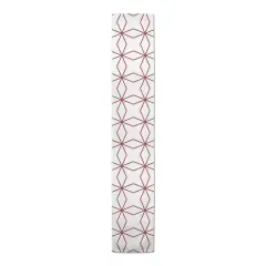Crossed Lines Indoor/Outdoor Table Runner Red