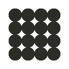 RoomMates Charcoal Modern Circles Acoustical Peel & Stick Tiles