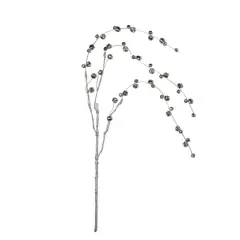 3.4ft. Silver Hanging Jingle Bell Spray