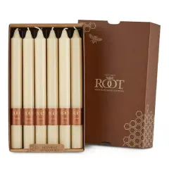 Root Candles Arista&trade; 9" Smooth Dinner Candles, 12ct. Buttercream