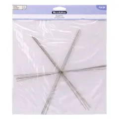 Beadalon&reg; 4ct. 9" Wire Snowflake Ornament Forms