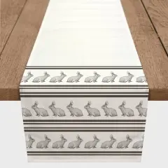 Bunny Stripes Runner 2 16" x 90" Cotton Twill Runner