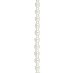 5.8mm Round Flatback Plastic Pearl Bead Garland, 50ft. by Bead Landing&trade; Ivory