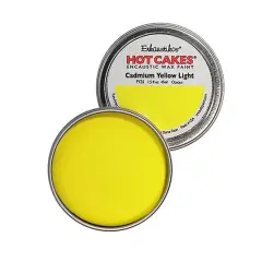 Enkaustikos&reg; Hot Cakes&reg; Encaustic Wax Paint, 1.5oz. Cadmium Yellow Light