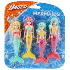 Banzai Dive Mermaids, 4ct.