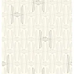 RoomMates Star Wars Tie Fighter Peel & Stick Wallpaper Taupe
