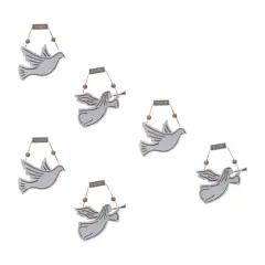 Dove & Angel Sentiment Ornament Set