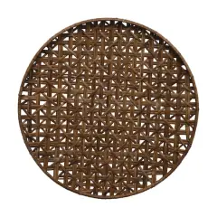 Hello Honey&reg; Open Weave Rattan Peel Tray
